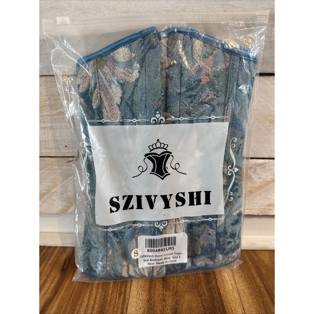 SZIVYSHI Floral Corset  Top Women Small Bustier Shapewear Lingerie  Fast Ship